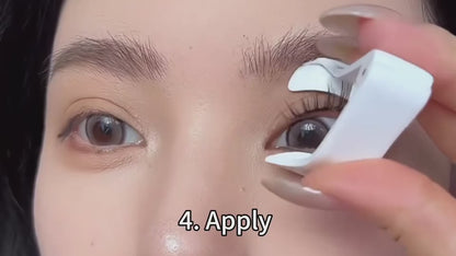 Soft magnetic eyelashes with pink box