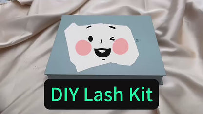 DIY lashes segmented kit